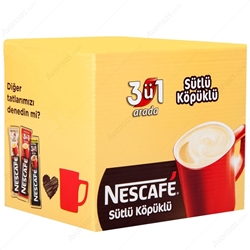 Resim NESCAFE 3 Ü1 ARADA 48 Lİ MİLK FOAMY SÜTLÜ